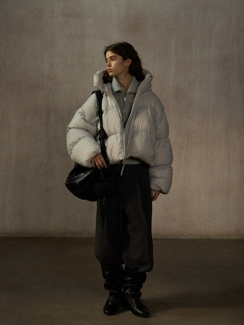 Fjord Cropped Cushioned Puffer Jacket